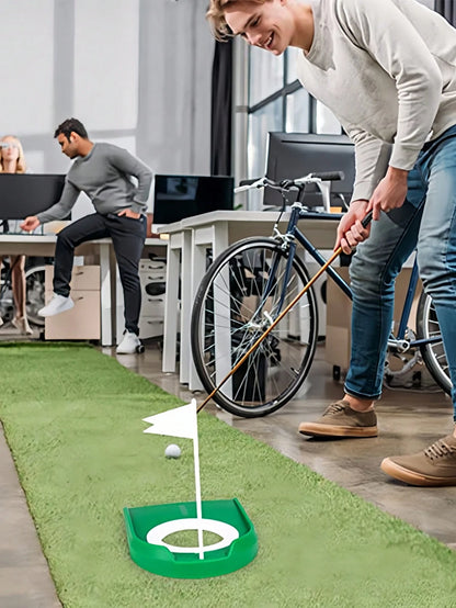 Golf Practice Putting Cup With Flag Removable Golf Putter Training Device Putting Practice Tool Lightweight Golf Putting Hole Ideal For Indoor And Outdoor Training For Men Women Perfect Gifts For Golf