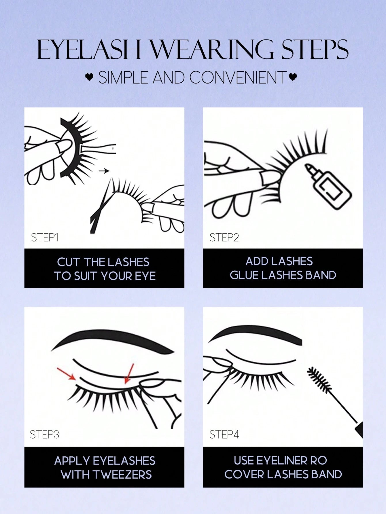 GROINNEYA 5 Pairs Manga Lashes Faux Mink Lashes Anime Lashes Natural Look Enlarged Double Eye Fake Lashes Cosplay Makeup Tool (5-S1) Strip Lashes, Lashes, Eyelashes, Fake Lashes