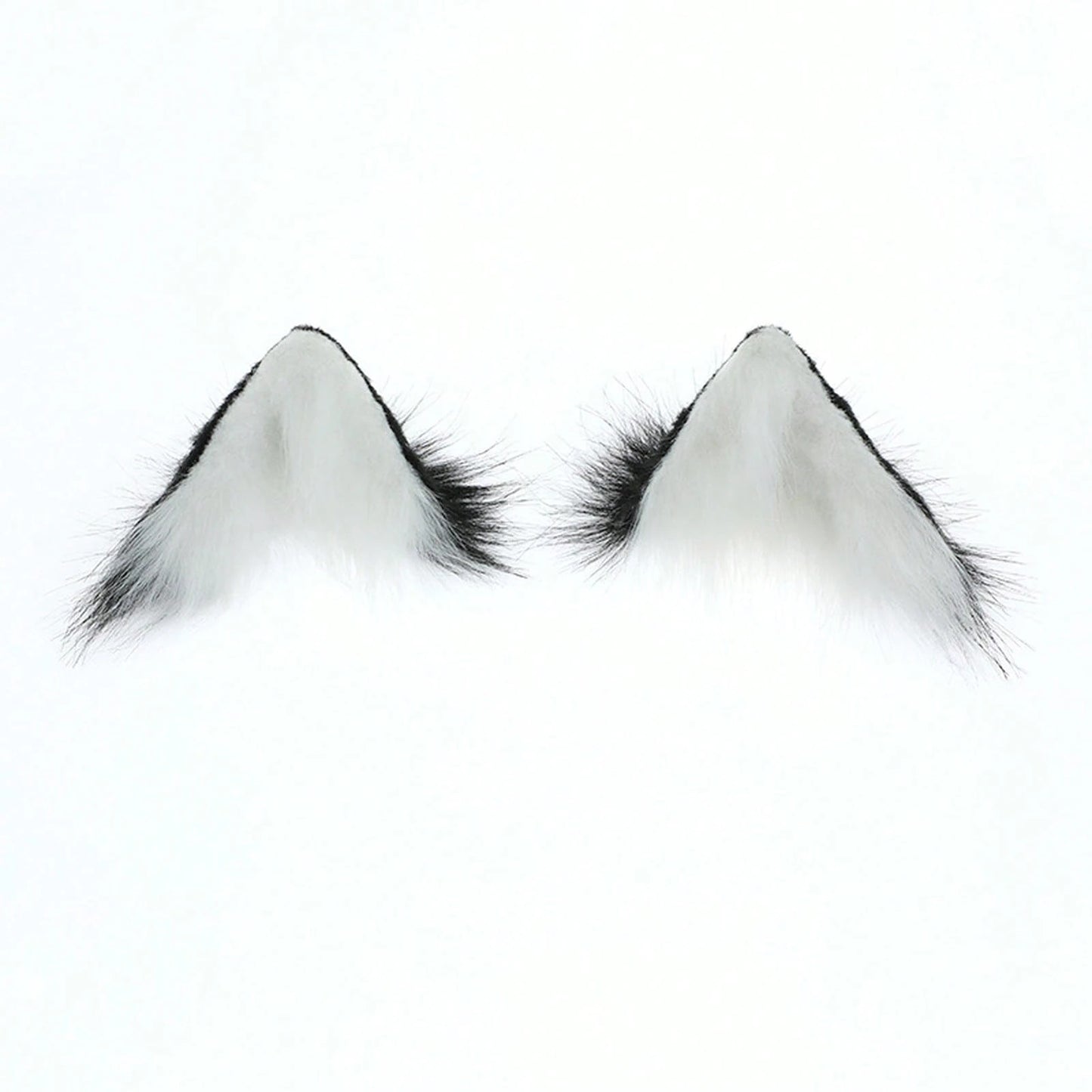 Halloween Japanese-Style Cat Ear Hairpin Handmade Realistic Fox Ears Cosplay Plush Cat Ear Animal Ear Headwear