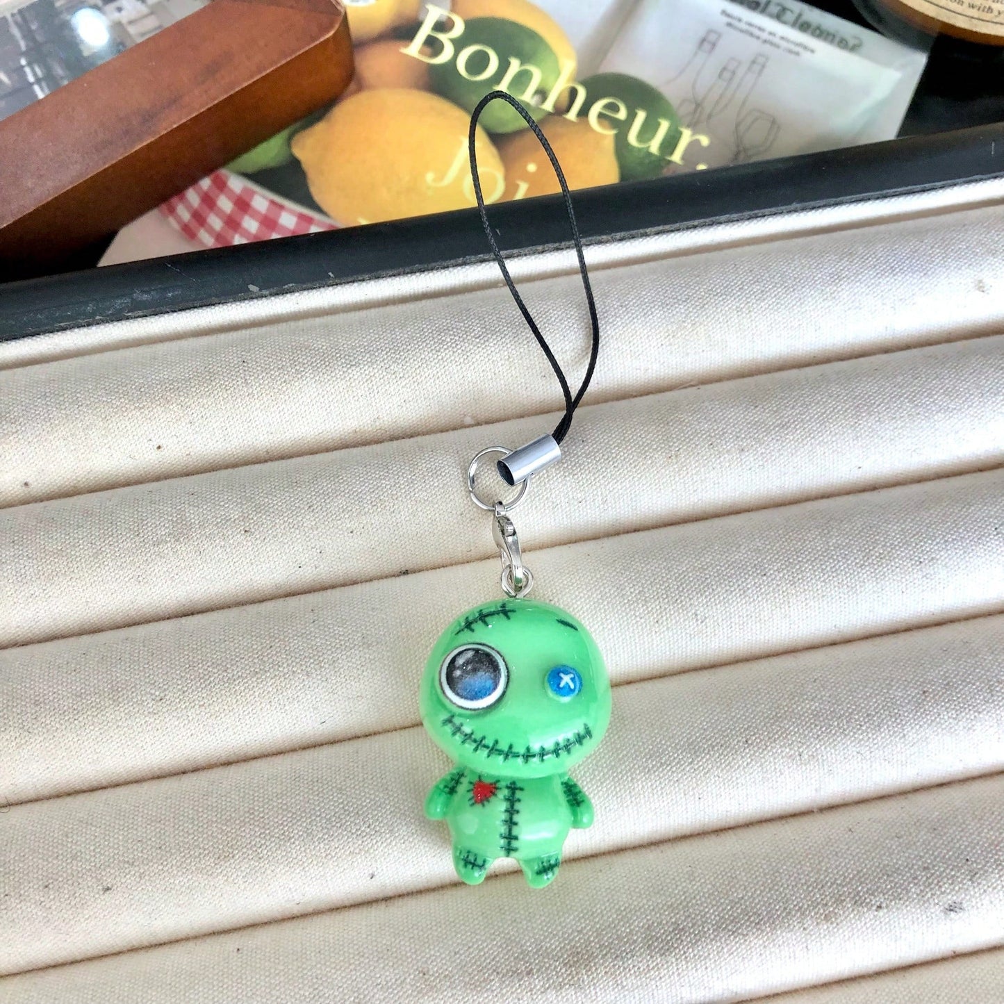 Halloween Pumpkin Ghost Cartoon Resin Pendant Phone Lanyard, Backpack Fun Decoration, Cute Quirky Phone Strap, Girly Soft Decor, Gift For Best Friend/Couple, Suitable For Phone, Camera, Keychain, Back