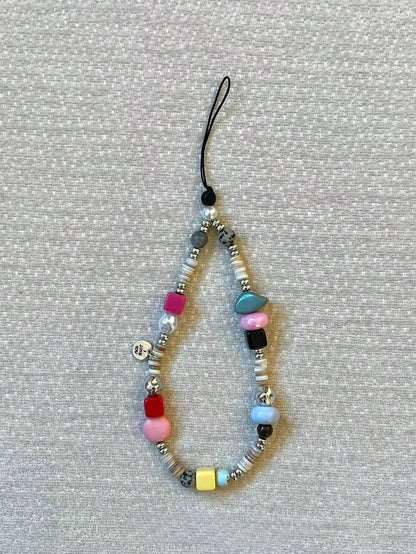 Handmade Cool Y2K Girl Star Beaded Phone Chain, American Retro Ins Millennium Camera CCD Lanyard Gifts For Mother, Family, Friends, Birthday, Holiday Phone Charm