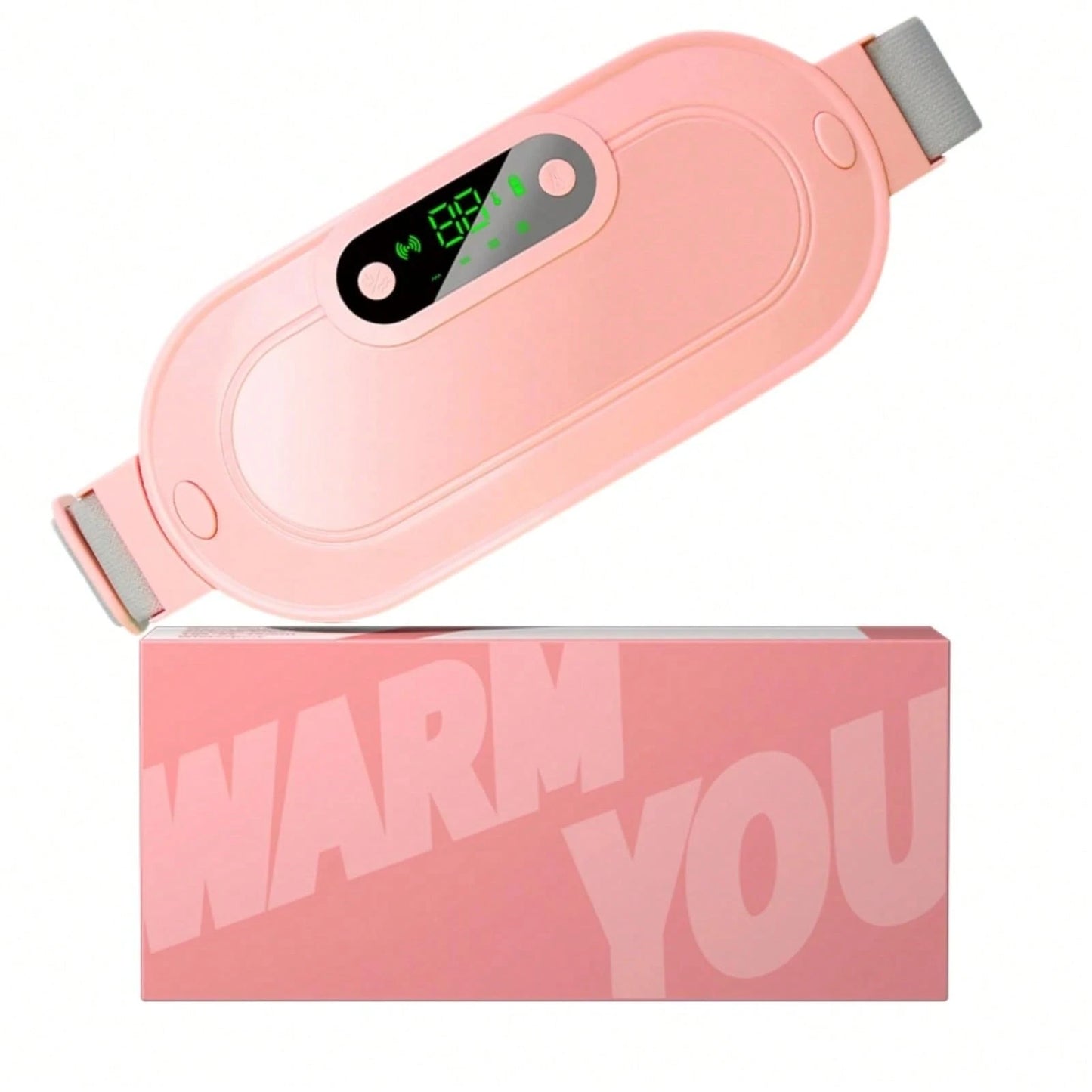 Heating Massage Warm Belt, Vibrating Hot Compress Abdominal Massage Device, Household Lumbar Support.