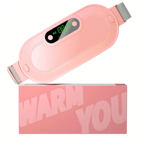 Heating Massage Warm Belt, Vibrating Hot Compress Abdominal Massage Device, Household Lumbar Support.