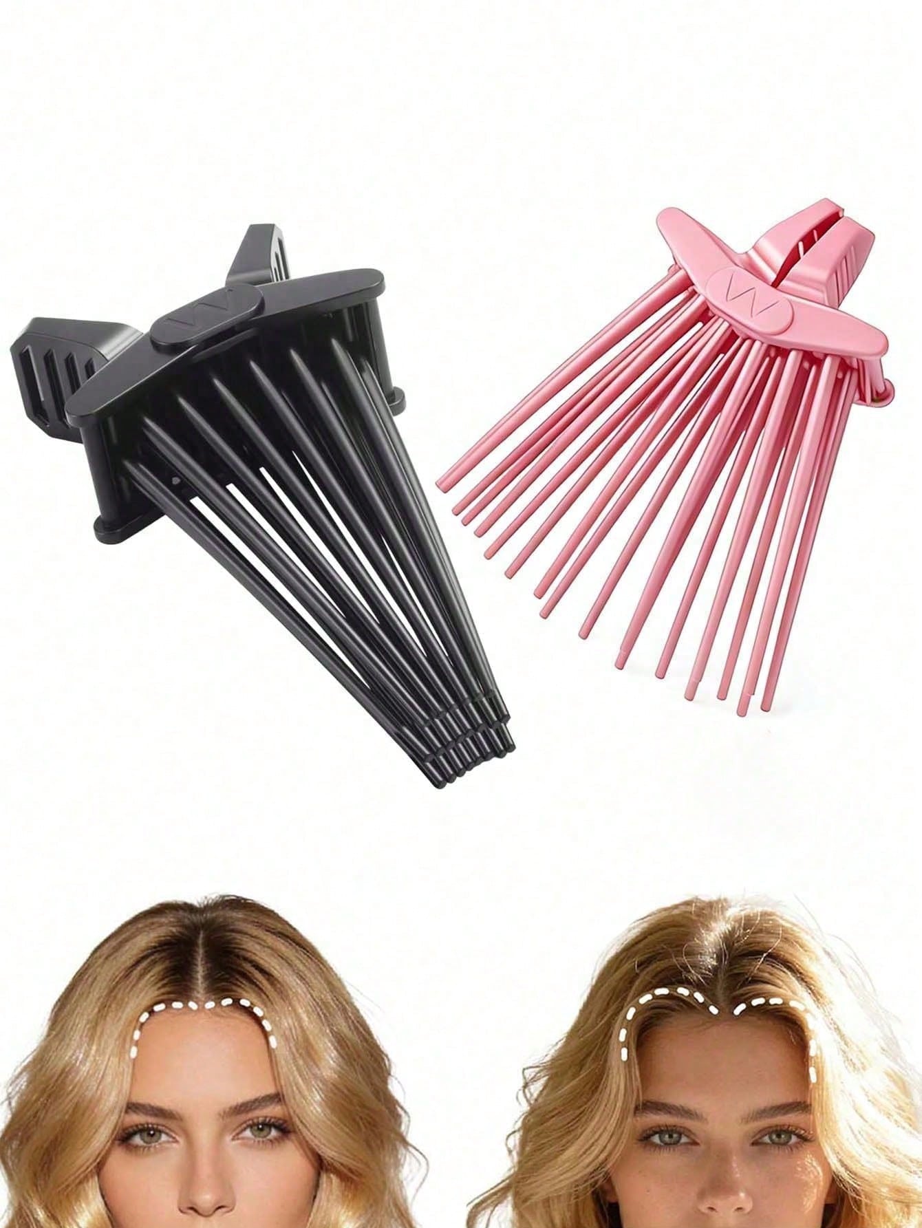 Heatless Hair Volume Clip, Perfect Hair Volume Enhancer, Easily Fixes Hair Roots, Creates Natural Voluminous Effect, Avoids Flat Hair Or Leaving Marks, Comfortable Grip, Simple Operation, Multiple Col