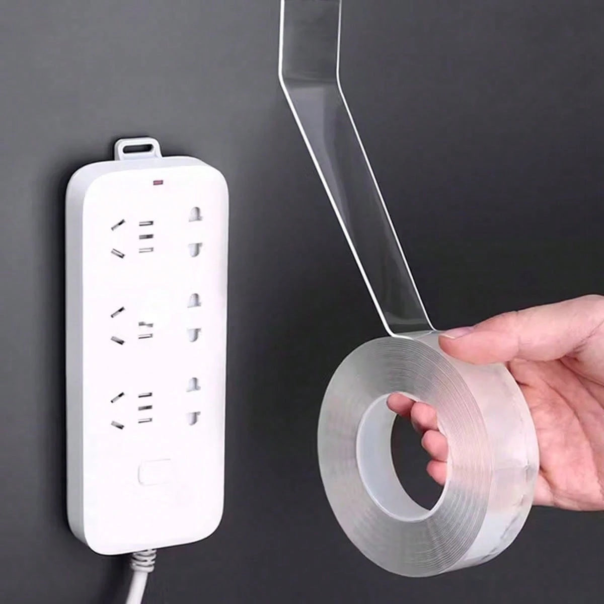Heavy Duty Double-Sided Nano Tape/Super Sticky Transparent Double-Sided Nano Tape- Waterproof, Reusable, Heat Resistant, Heavy Duty- Suitable For Bathroom And Home Decor- Applicable To All Surfaces