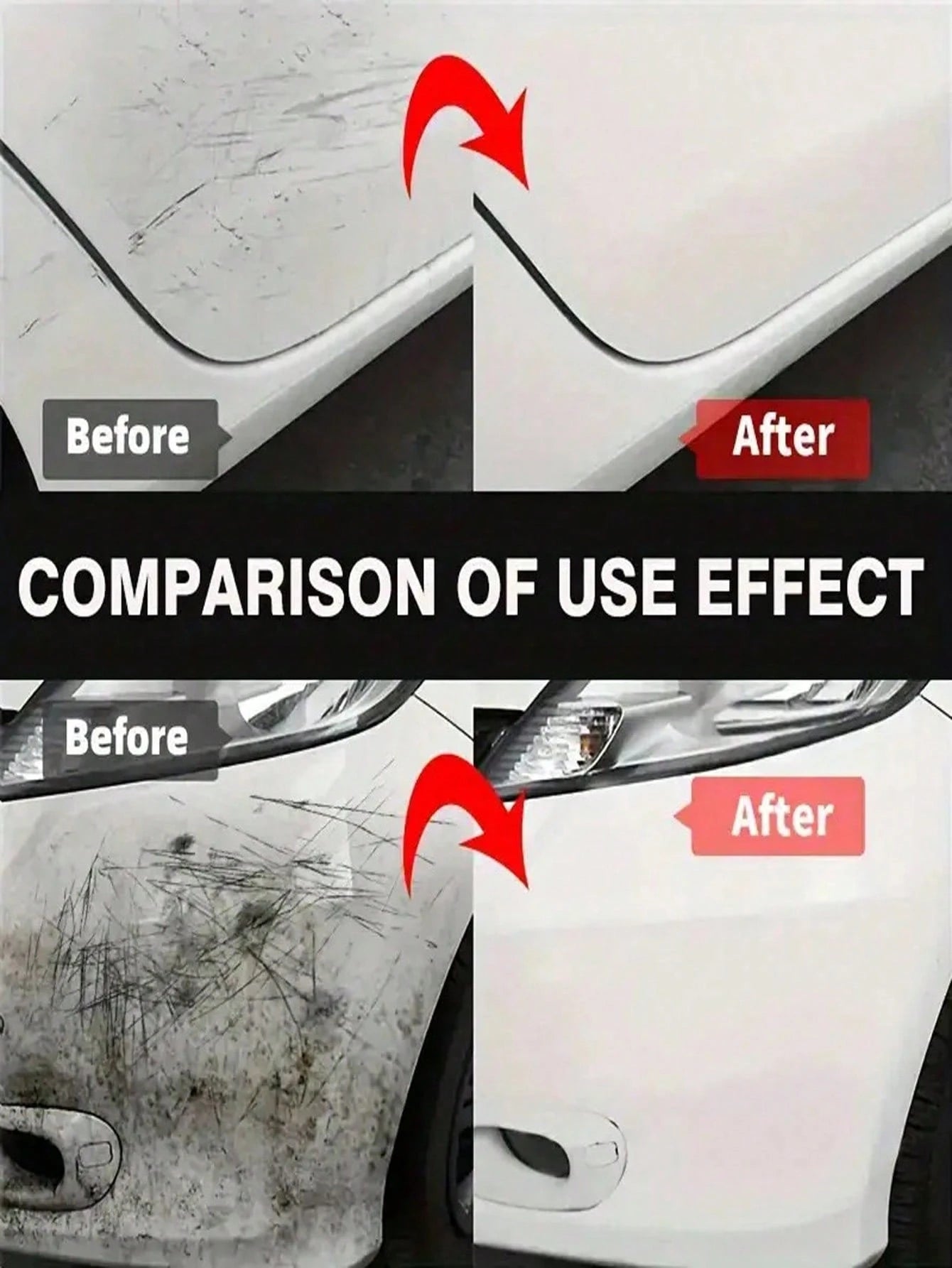 HGKJ Car Paint Scratch Repair Agent/Protectant/Polish/Repair Wax, Car Paint Scratch Repair Wax, Deep Repair Solution, Car Wheel Scratch Repair Agent, Car Maintenance Tools, Auto Accessories