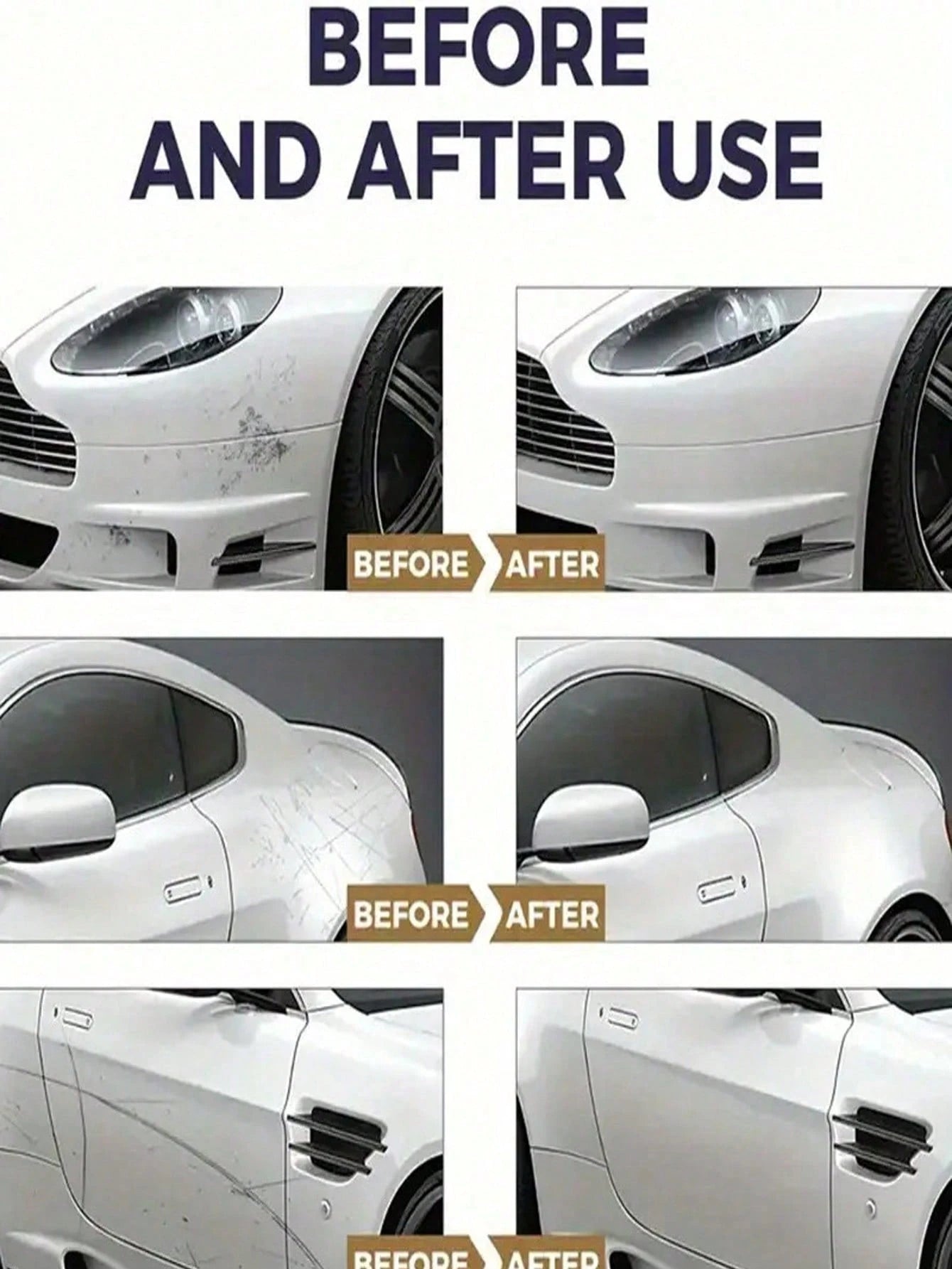 HGKJ Car Paint Scratch Repair Agent/Protectant/Polish/Repair Wax, Car Paint Scratch Repair Wax, Deep Repair Solution, Car Wheel Scratch Repair Agent, Car Maintenance Tools, Auto Accessories