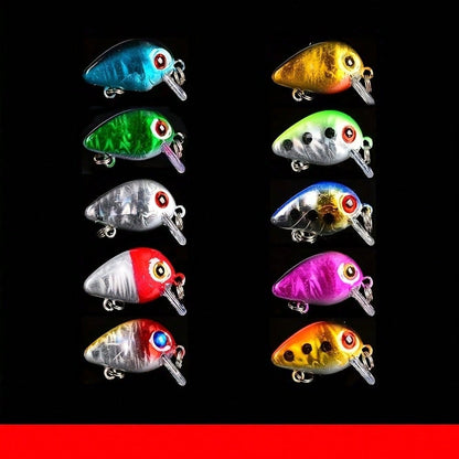 High-Quality Floating Lure Bait Set, Soft Bait And Hard Bait Mixed Set, Seabass All-Purpose Mixed Fishing Bait Set, Including Bionic Soft Bait, Crank Bait, Rotating Bait, Three-Hook Bait, Lead Hook, L
