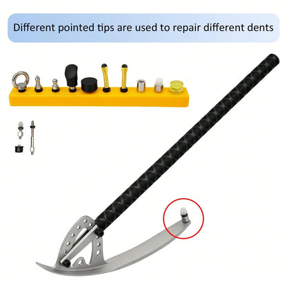 HOHOBLA Car Fender Damage Repair Tools, Angle Adjustable, Stainless Steel Auto Car Dent Removal Fender Repair Kit With Storage Bag, M8 Thread