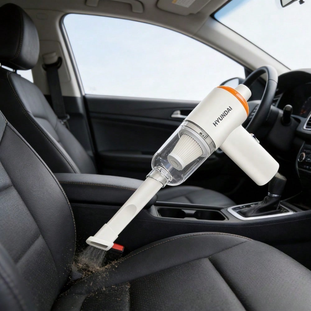 HYUNDAI HY-019 Wireless Car Vacuum Cleaner, High-Efficiency Fast Suction Dust Removal, Portable Wireless Handheld, Easily Solves Car And Home Cleaning