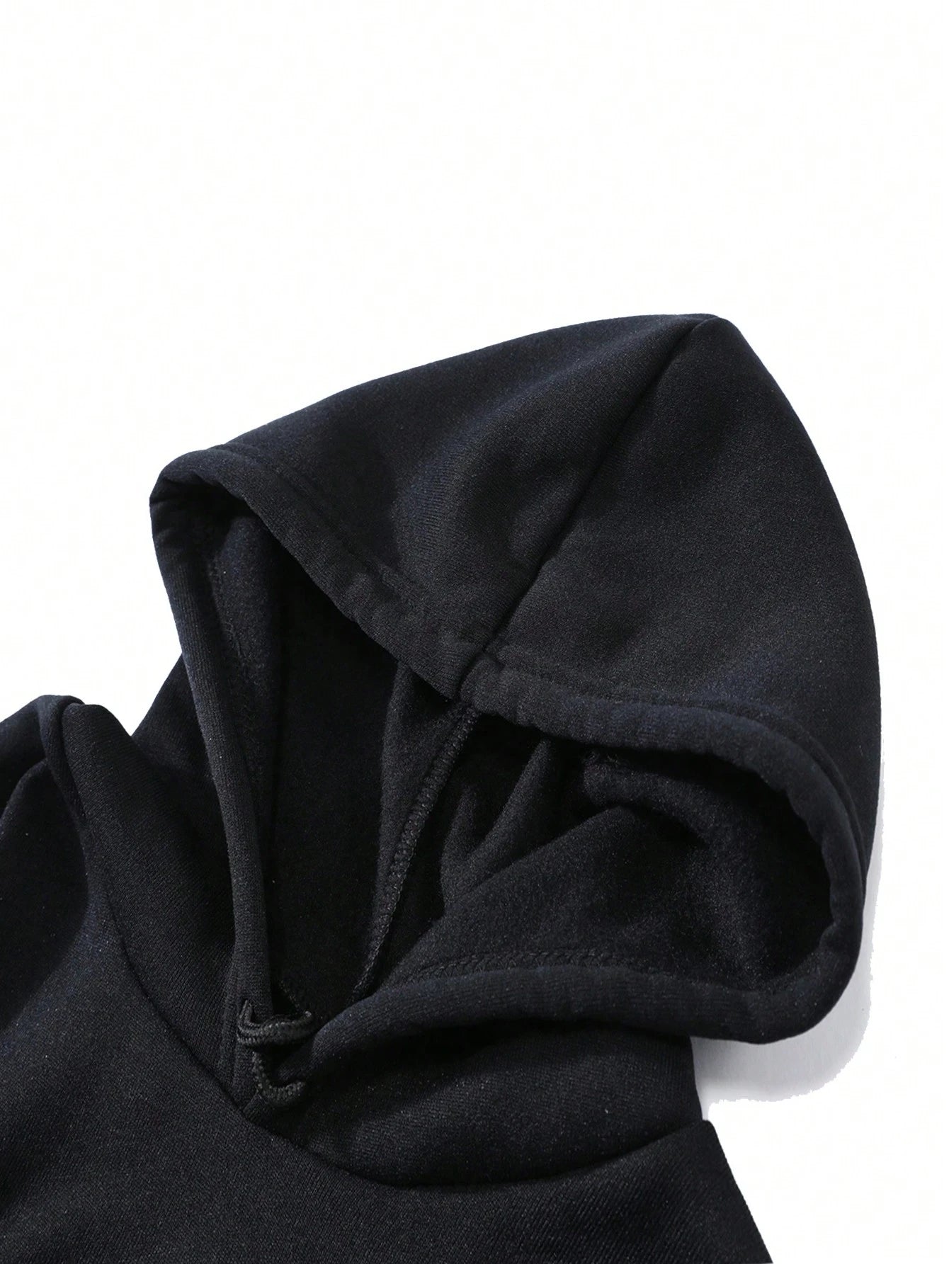INAWLY Solid Kangaroo Pocket Thermal Lined Hoodie,Long Sleeve Tops
