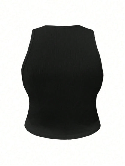 INAWLY Women's Summer Casual Solid Color Tight Camisole