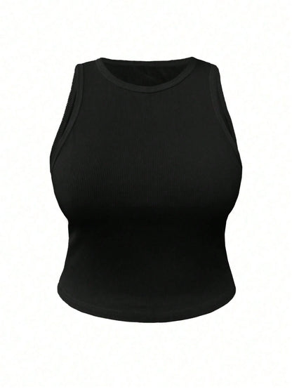 INAWLY Women's Summer Casual Solid Color Tight Camisole