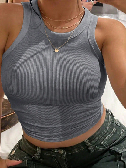 INAWLY Women's Summer Casual Solid Color Tight Camisole