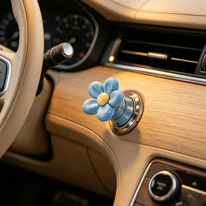Indoor Decoration Accessories, Elegant Flower-Shaped Button, Car Key Protective Cover, Cute Design, Car Engine Start/Stop Control Lever Protective Cover, Universal One-Touch Ignition Start Cover, Prot