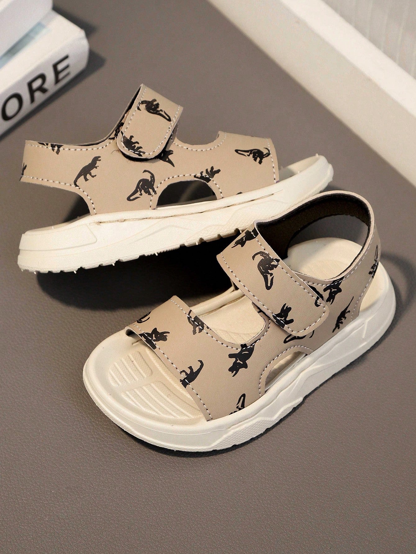 Infant Fashion Casual Rubber Soft Bottom Open Toe Cartoon Baby Sandals, Suitable For Spring And Summer