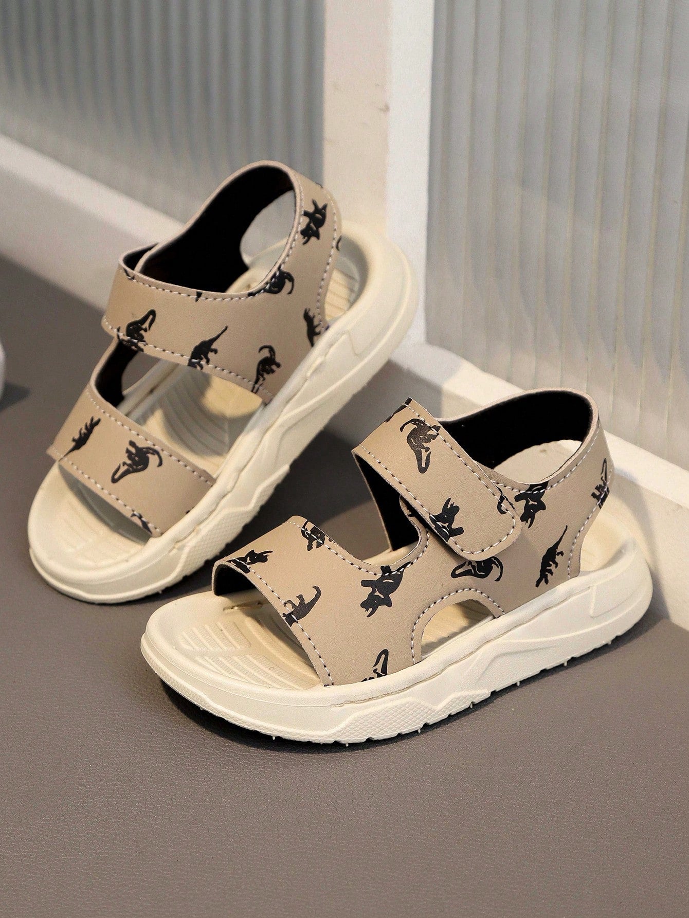 Infant Fashion Casual Rubber Soft Bottom Open Toe Cartoon Baby Sandals, Suitable For Spring And Summer