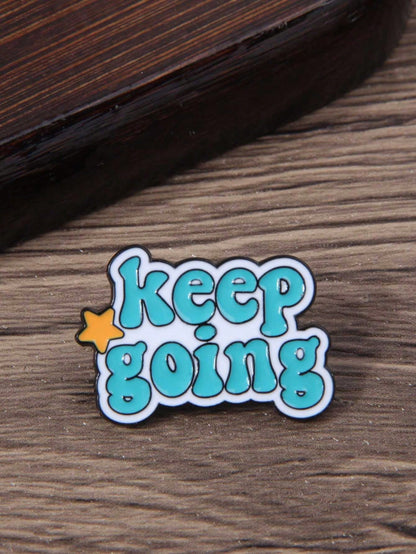 Inspiring Believe In Yourself Enamel PinPerfect For Adding A Positive Vibe To Your Outfit And Day.