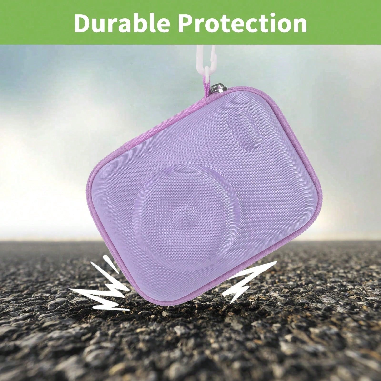Instant Print Camera Case Compatible With Gofunly Camera, Digital Camera Bag For Esoxoffore/ For LETSHAHA/ For JPVERLY/ For Hangrui, Storage For Printer Paper And 32GB SD Card (Box Only)