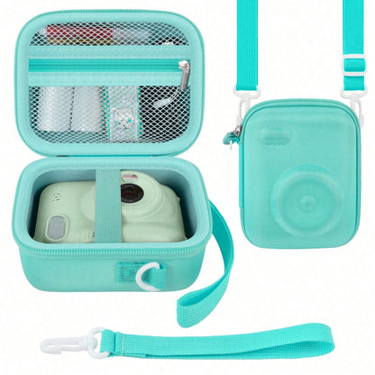 Instant Print Camera Case Compatible With Gofunly Camera, Digital Camera Bag For Esoxoffore/ For LETSHAHA/ For JPVERLY/ For Hangrui, Storage For Printer Paper And 32GB SD Card (Box Only)
