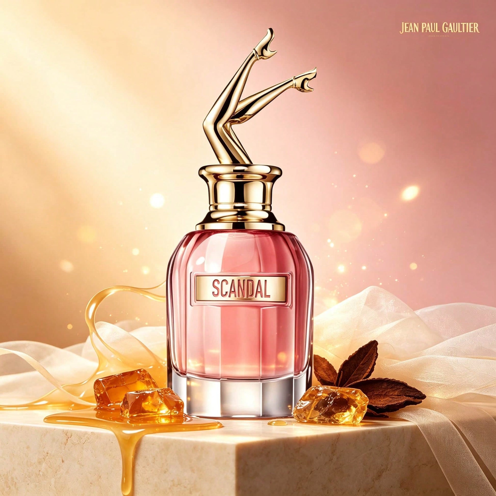 Jean Paul Gaultier Scandal Eau De Parfum (80ml/ 2.7 Oz)-A Honey-Floral Gourmand Fragrance Blending Youthful Sweetness With Mature Sensuality; Suitable For Various Occasions, Including Casual Dates.