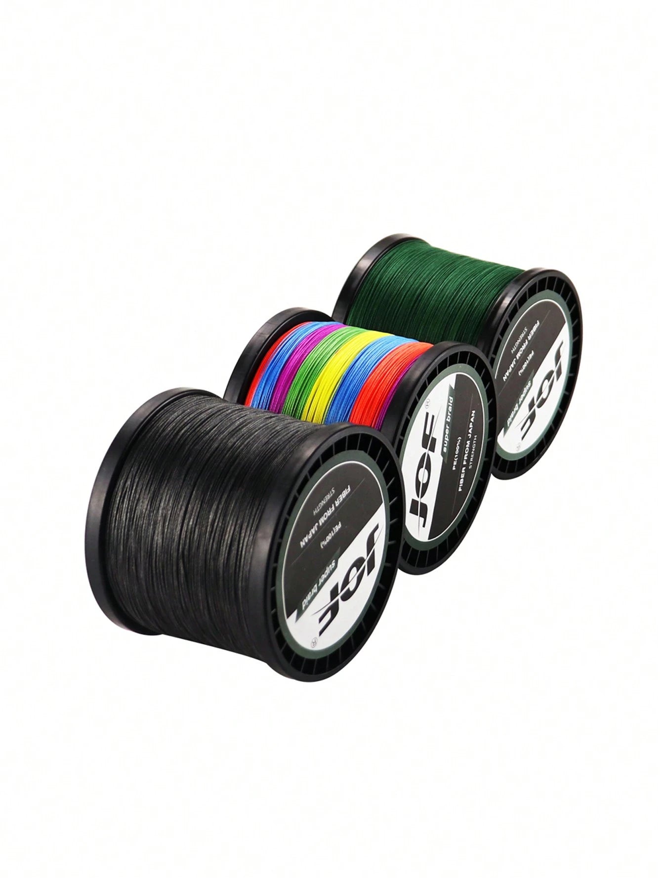 JOF 8-Strand 300m/500m/1000m PE Fishing Line – Ultra-Smooth, Wear-Resistant, Tough & Durable For Sea Fishing, Boat Fishing, And Raft Fishing| Super High Tensile Strength| Random Color
