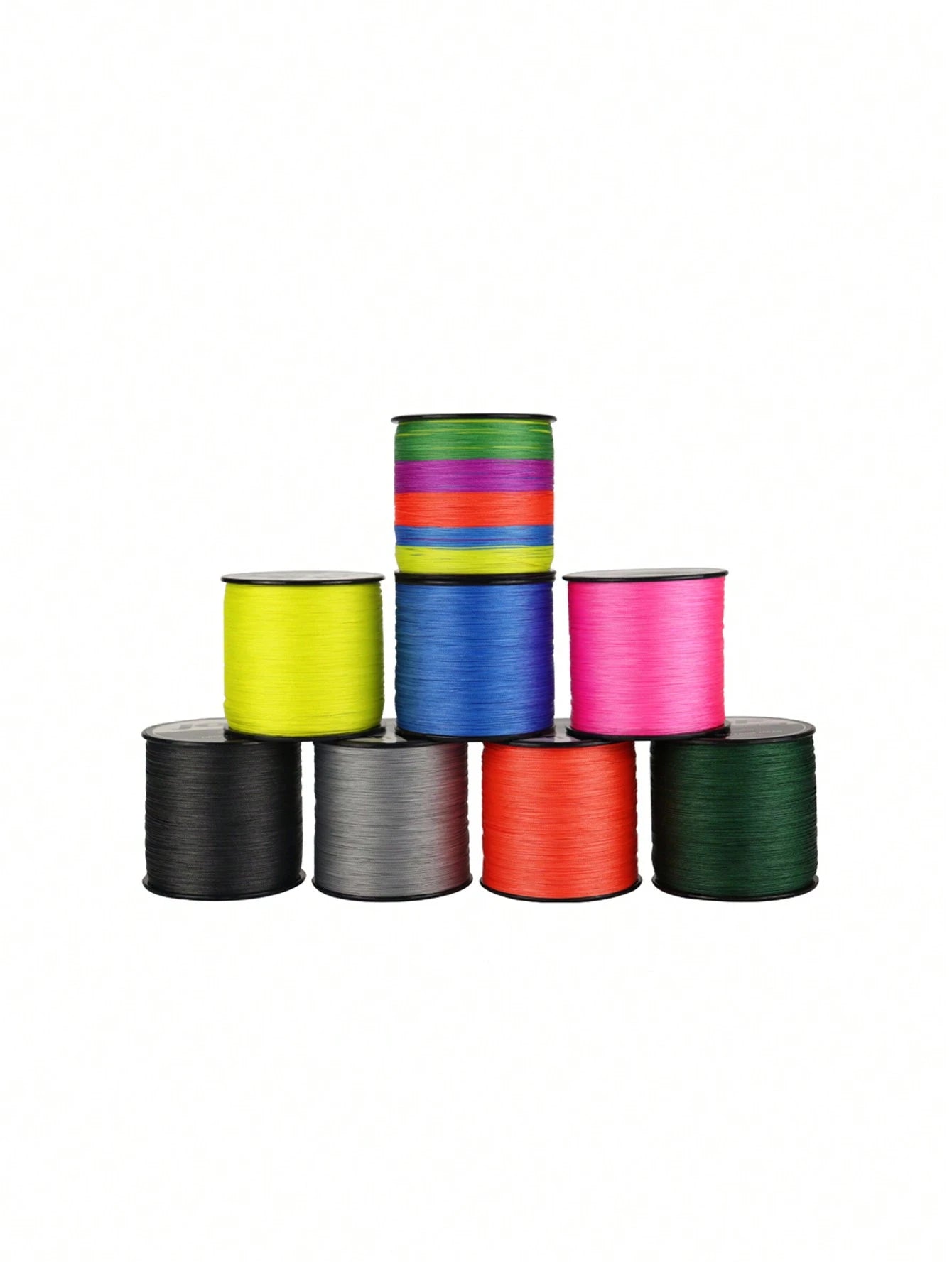 JOF 8-Strand 300m/500m/1000m PE Fishing Line – Ultra-Smooth, Wear-Resistant, Tough & Durable For Sea Fishing, Boat Fishing, And Raft Fishing| Super High Tensile Strength| Random Color