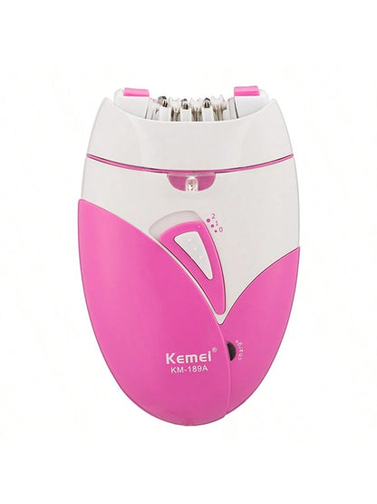 Kemei Brand Km-189A Electric Epilator Lady'S Hair Remove Machine From Hair Root Women'S Hair Scraping Shaver Painless Razor For Body Armpit Leg Bikini Private Part Hair Remove Clean Machine