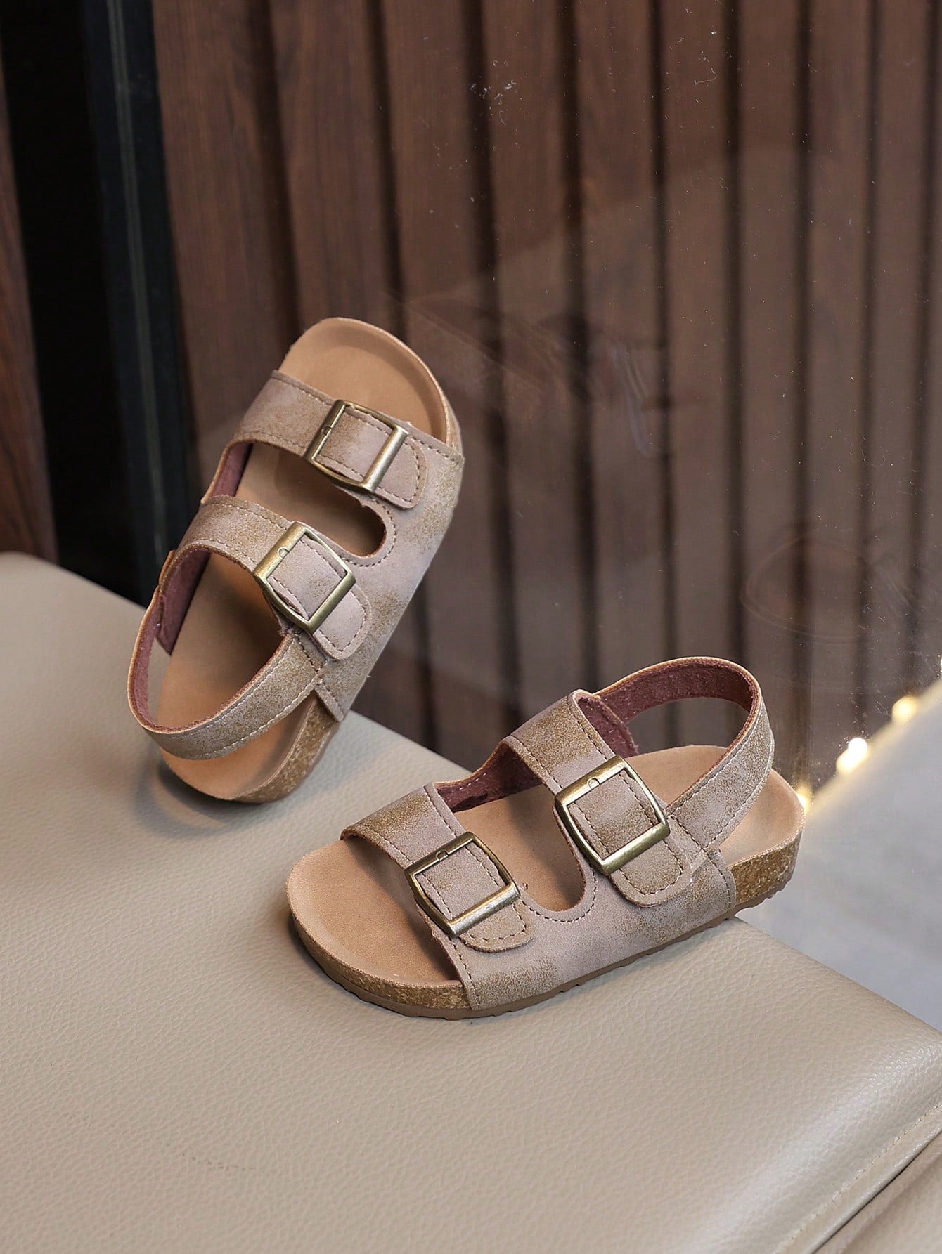 Kids Sandals, Summer Girls' Closed Toe Sandals, Boys' Roman Sandals, Baby Beach Shoes (Run Large, Please Order According To Actual Insole Length)