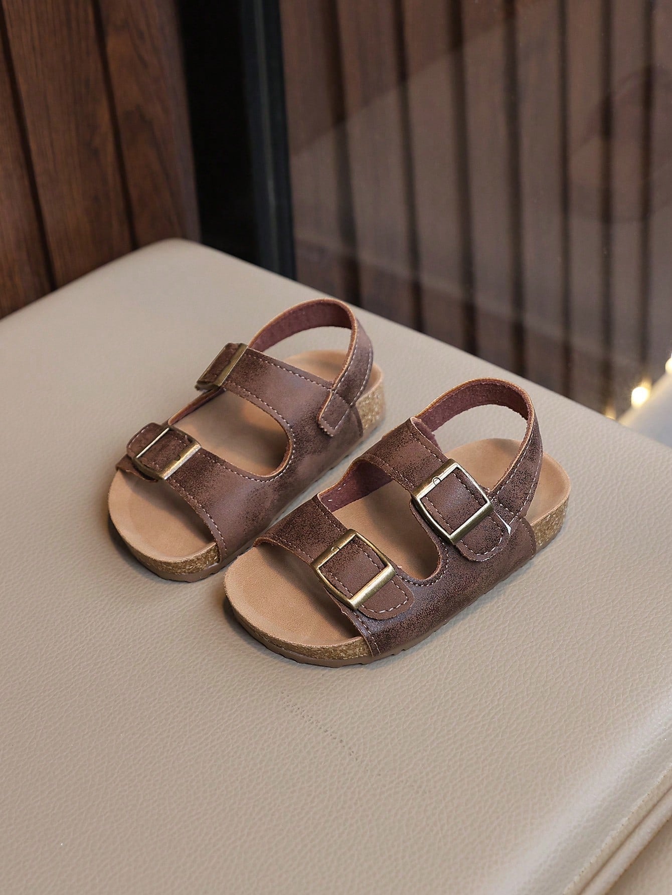 Kids Sandals, Summer Girls' Closed Toe Sandals, Boys' Roman Sandals, Baby Beach Shoes (Run Large, Please Order According To Actual Insole Length)