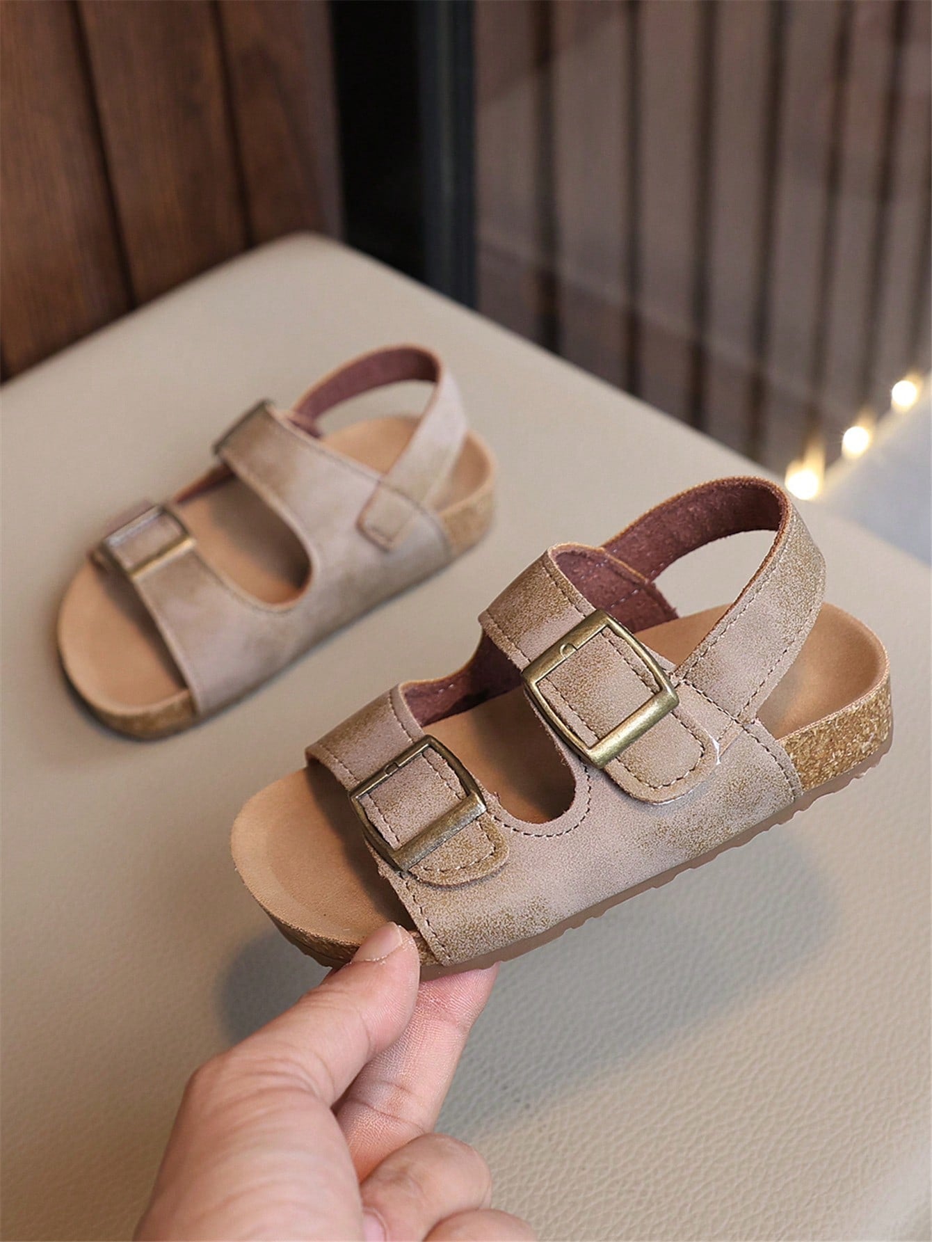 Kids Sandals, Summer Girls' Closed Toe Sandals, Boys' Roman Sandals, Baby Beach Shoes (Run Large, Please Order According To Actual Insole Length)
