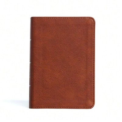 KJV Large Print Compact Reference Bible, Burnt Sienna Leathertouch (Hardcover) By Holman Bible Publishers (Editor)