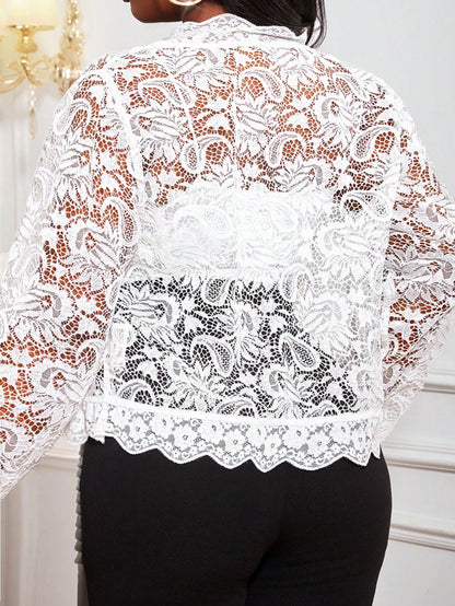 Lady Plus Size Women Casual Elegant Commuting Classic Apricot Black Striped Plaid Long Sleeve Outerwear Shirt Wedding Evening Mother Of The Bride Summer