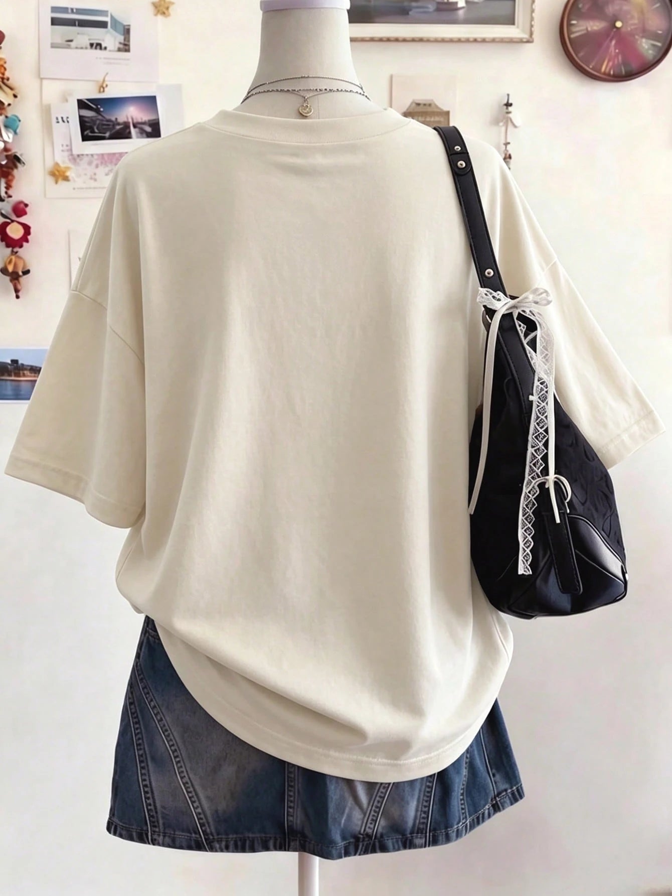 Lalippa Plus Size Women's Cat Print Casual Versatile Everyday T-Shirt