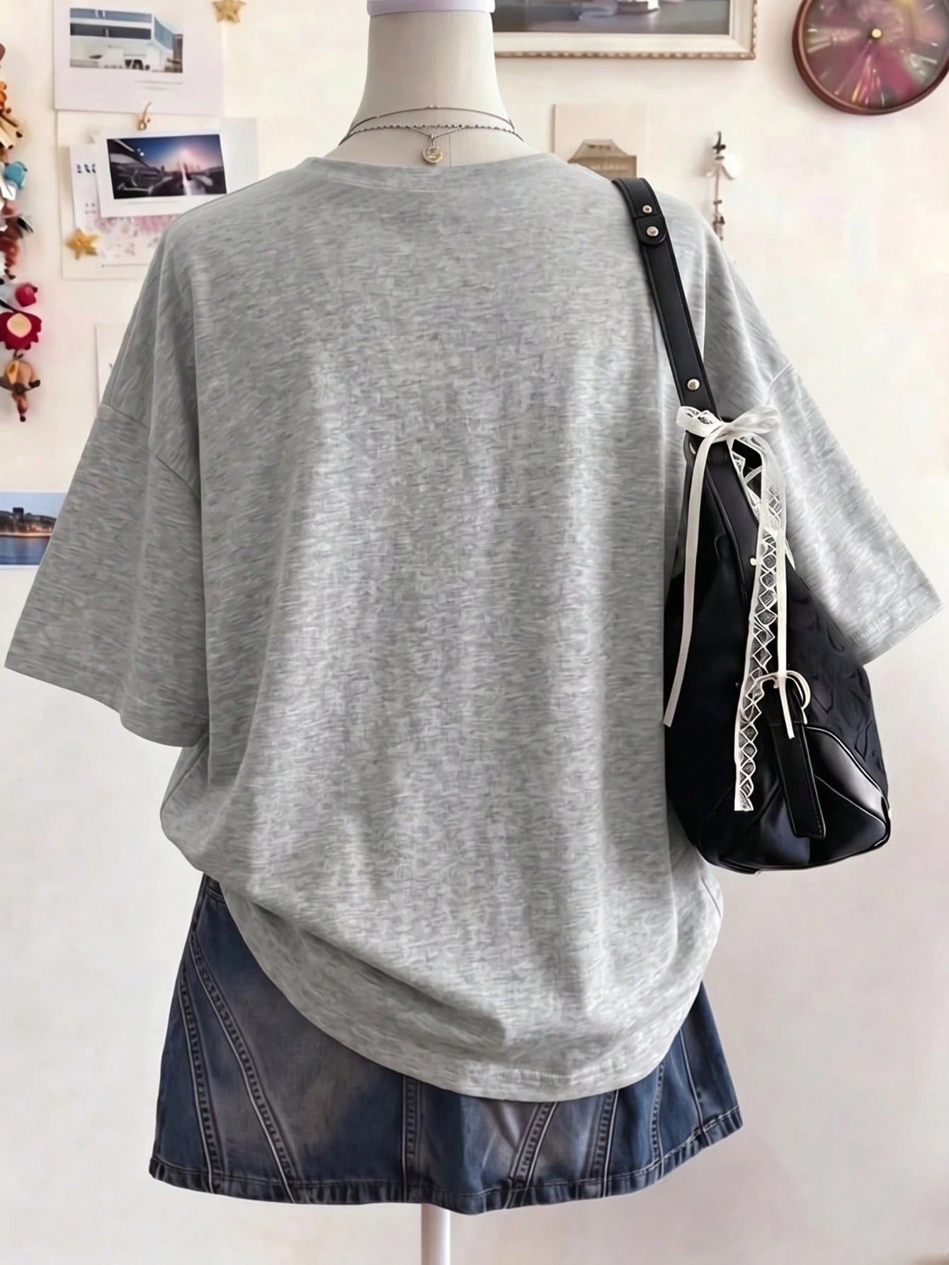 Lalippa Plus Size Women's Cat Print Casual Versatile Everyday T-Shirt
