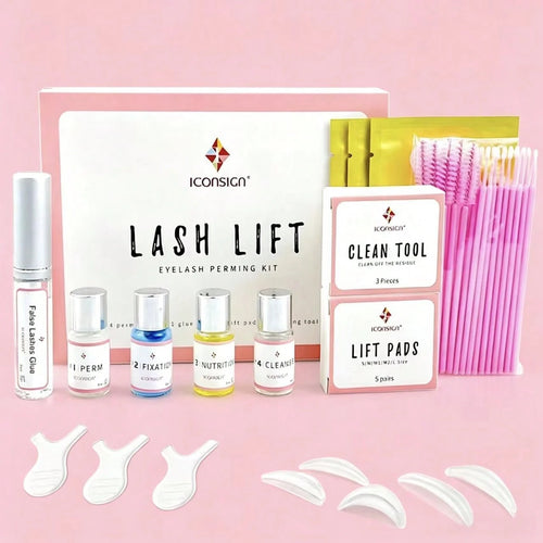 Lash Lift Kit, Professional Eyelash Perm Curling Set With Upgraded Glue, Semi-Permanent Lash Extension Perming Kit For Salon, Home Use & Perfect Gift For Lash Lovers