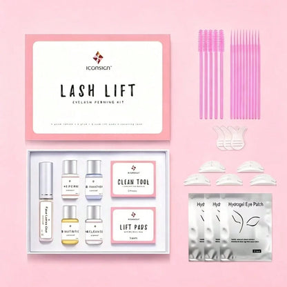 Lash Lift Kit, Professional Eyelash Perm Curling Set With Upgraded Glue, Semi-Permanent Lash Extension Perming Kit For Salon, Home Use & Perfect Gift For Lash Lovers