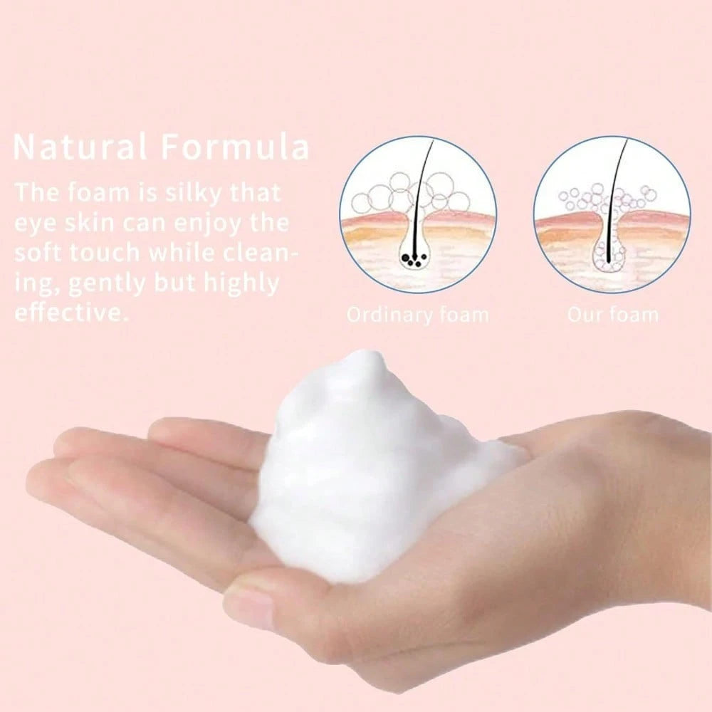 Lash Shampoo For Eyelash Extension Removal, 50ml- Gentle, Natural Formula, Nourishing, Foaming Cleansing