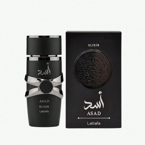 Lattafa Asad Elixir – Spicy, Woody, Amber, Warm – Eau De Parfum Spray Long-Lasting Fragrance For Men, 3.4 Ounce/ 100 Ml