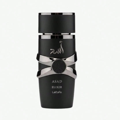 Lattafa Asad Elixir – Spicy, Woody, Amber, Warm – Eau De Parfum Spray Long-Lasting Fragrance For Men, 3.4 Ounce/ 100 Ml