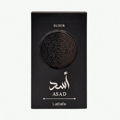 Lattafa Asad Elixir – Spicy, Woody, Amber, Warm – Eau De Parfum Spray Long-Lasting Fragrance For Men, 3.4 Ounce/ 100 Ml
