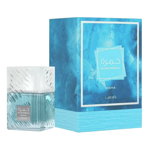 Lattafa Khamrah Waha Unisex Fragrance (100ml/3.4 Oz) – Featuring Notes Of Bergamot, Juniper, Yuzu, Ginger, Tonka Bean, And Vanilla. A Long-Lasting Unisex Scent Suitable For All Occasions; An Excellent