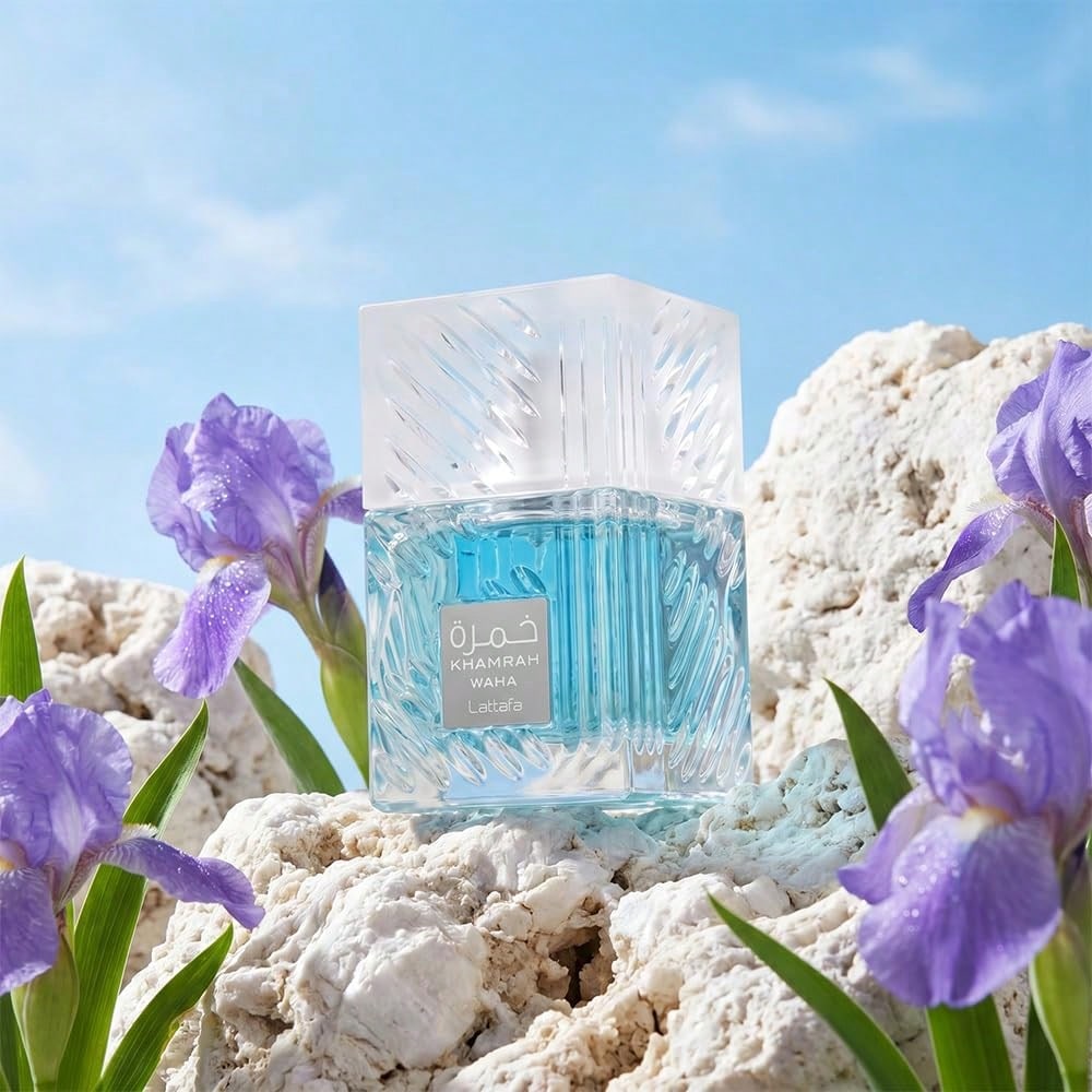 Lattafa Khamrah Waha Unisex Fragrance (100ml/3.4 Oz) – Featuring Notes Of Bergamot, Juniper, Yuzu, Ginger, Tonka Bean, And Vanilla. A Long-Lasting Unisex Scent Suitable For All Occasions; An Excellent