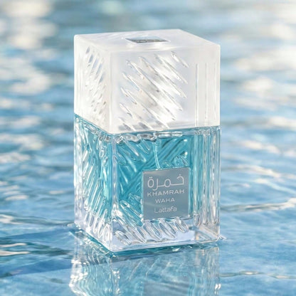Lattafa Khamrah Waha Unisex Fragrance (100ml/3.4 Oz) – Featuring Notes Of Bergamot, Juniper, Yuzu, Ginger, Tonka Bean, And Vanilla. A Long-Lasting Unisex Scent Suitable For All Occasions; An Excellent