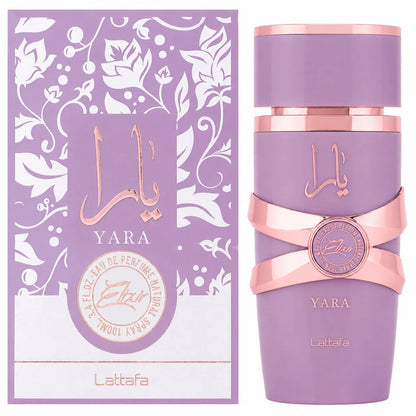Lattafa Yara Eau De Parfum For Women 100ml- Long Lasting Sweet Floral Vanilla Fragrance- Luxury Pink Bottle Perfume Gift Box