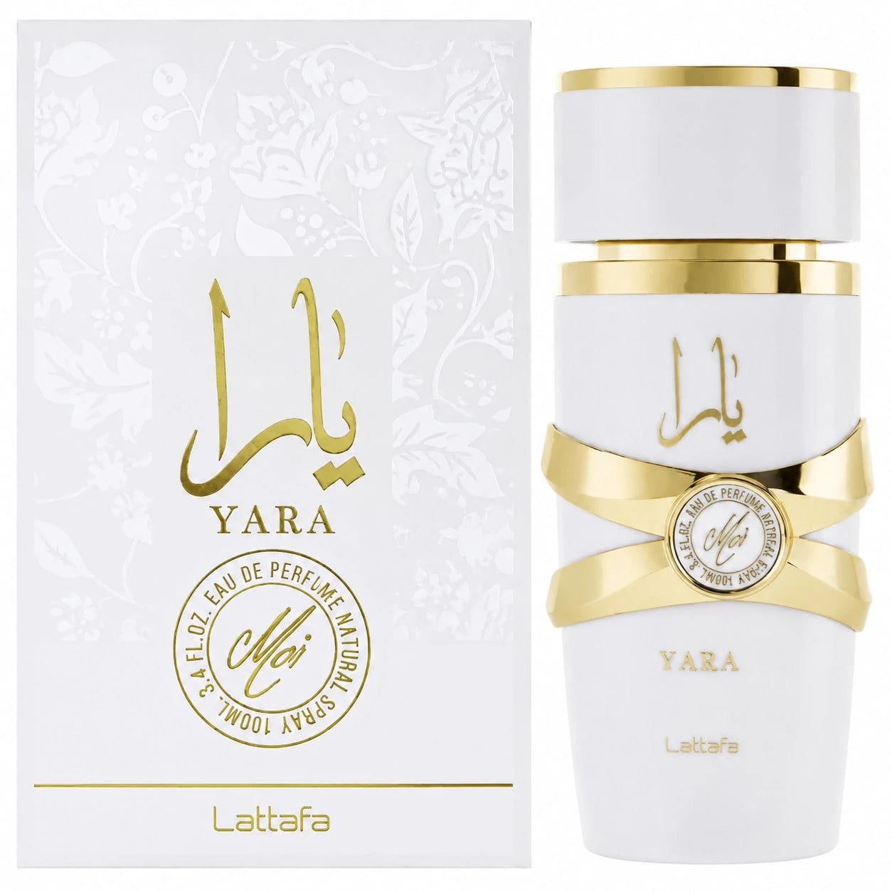 Lattafa Yara Eau De Parfum For Women 100ml- Long Lasting Sweet Floral Vanilla Fragrance- Luxury Pink Bottle Perfume Gift Box