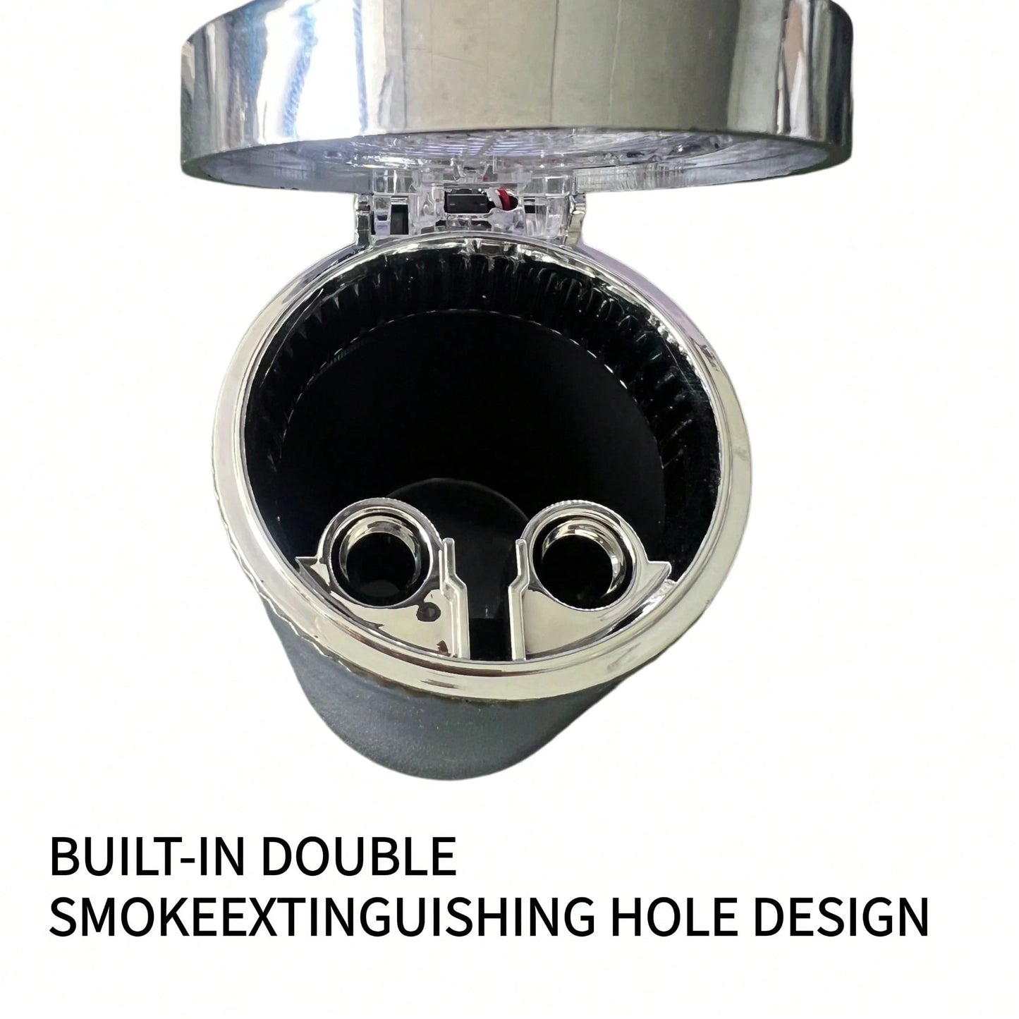 LED Lighted Car Ashtray With Sealed Cover, Multifunctional Car Cup Holder, Air Vent Ashtray, Trash Can, Car Interior Decor