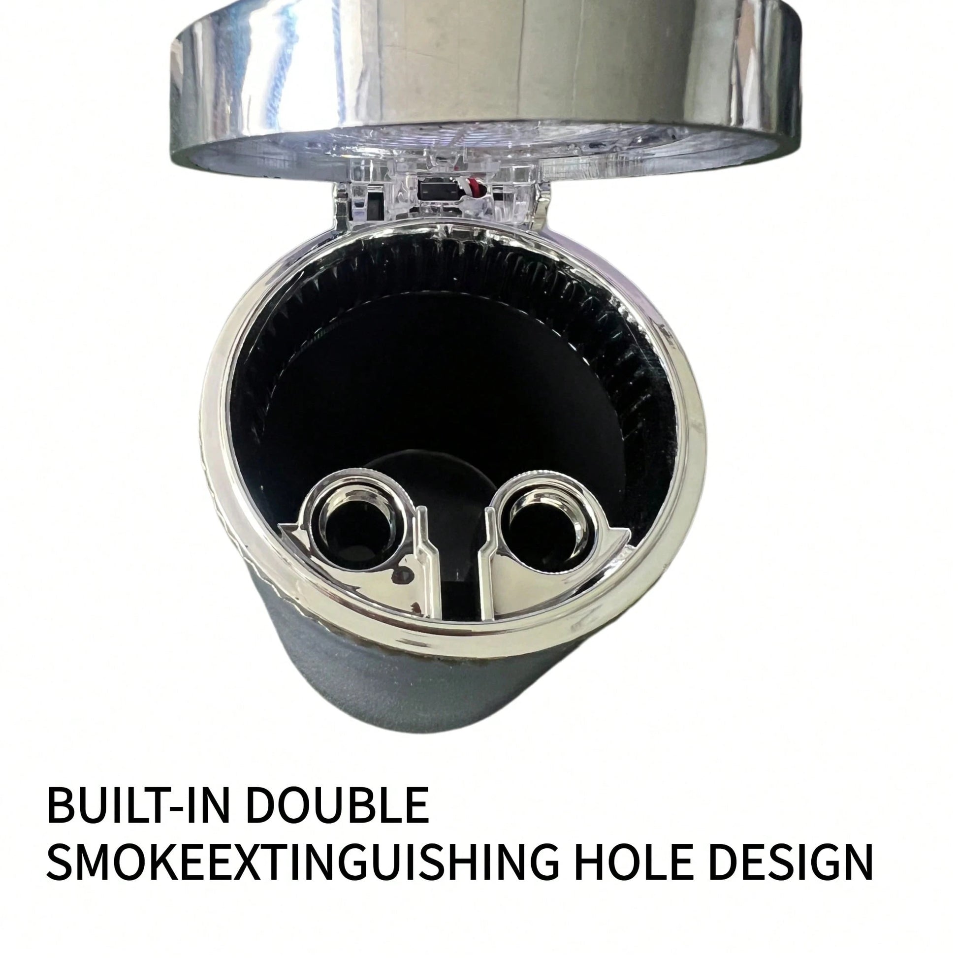 LED Lighted Car Ashtray With Sealed Cover, Multifunctional Car Cup Holder, Air Vent Ashtray, Trash Can, Car Interior Decor