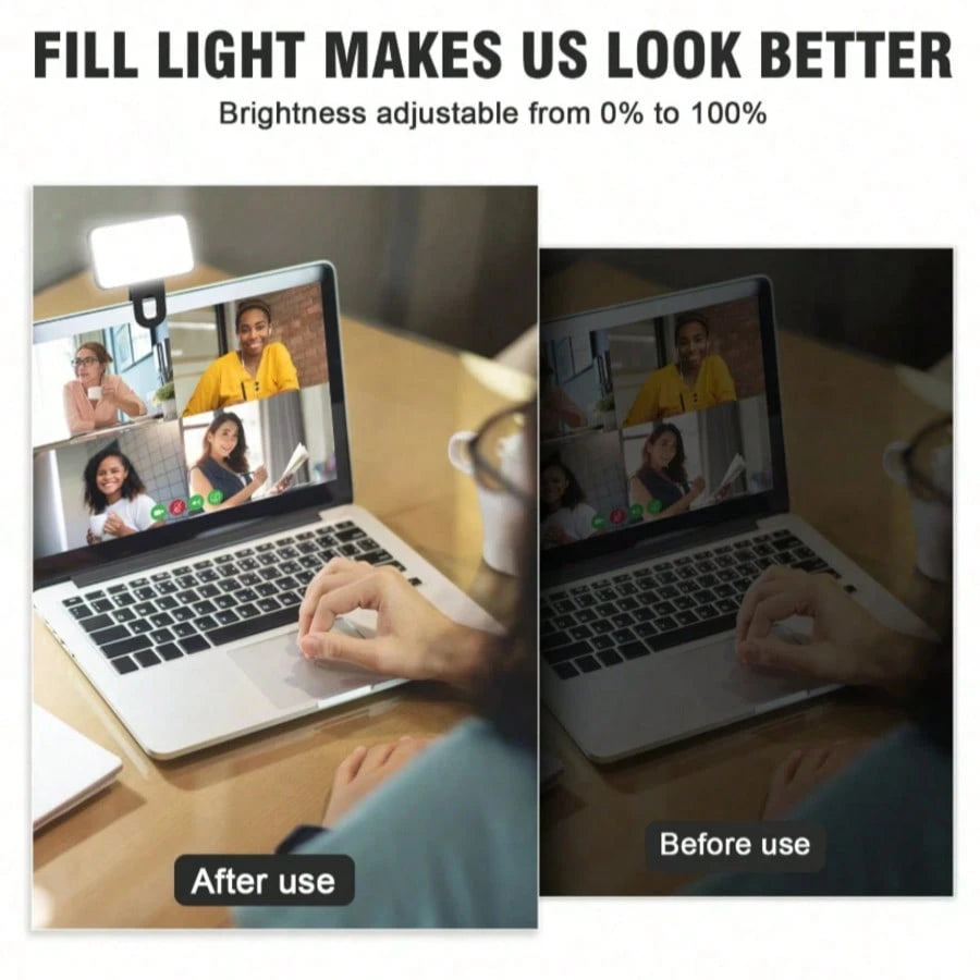 LED Selfie Light, Portable Selfie Lamp, Clip-On Fill Light, Phone Selfie Light, Phone Fill Light. With Good Lighting Effect After Using The Fill Light, It Is An Excellent Beauty Selfie Assistant.
