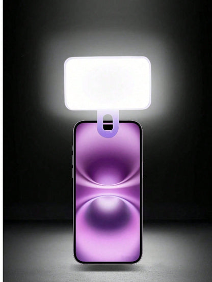 LED Selfie Light, Portable Selfie Lamp, Clip-On Fill Light, Phone Selfie Light, Phone Fill Light. With Good Lighting Effect After Using The Fill Light, It Is An Excellent Beauty Selfie Assistant.